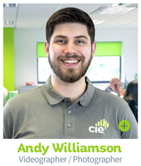 Andrew Williamson, Videographer, CIE