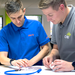 CIE Electronics custom cable design team